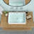 Myhomekeepers 16'' White Ceramic Rectangular Bathroom Sink