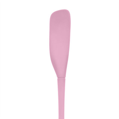 Tovolo Flex-Core All-Silicone Blender Spatula with Angled Head for Smoothies and Blenders, Pink Sorbet
