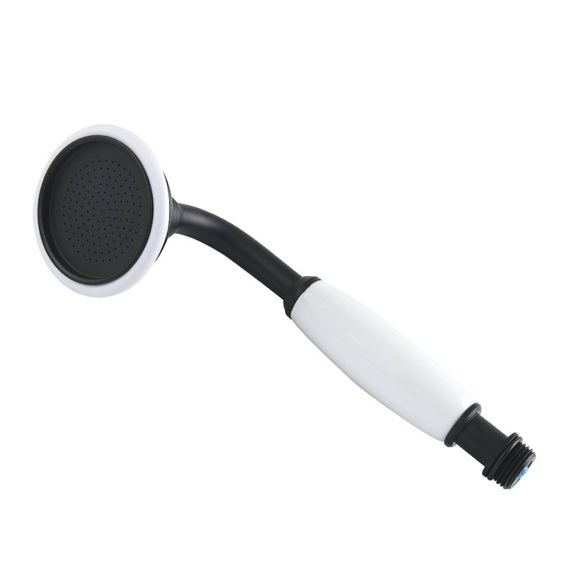 Douche à main élisabéthaine en laiton Kingston, Noir mat