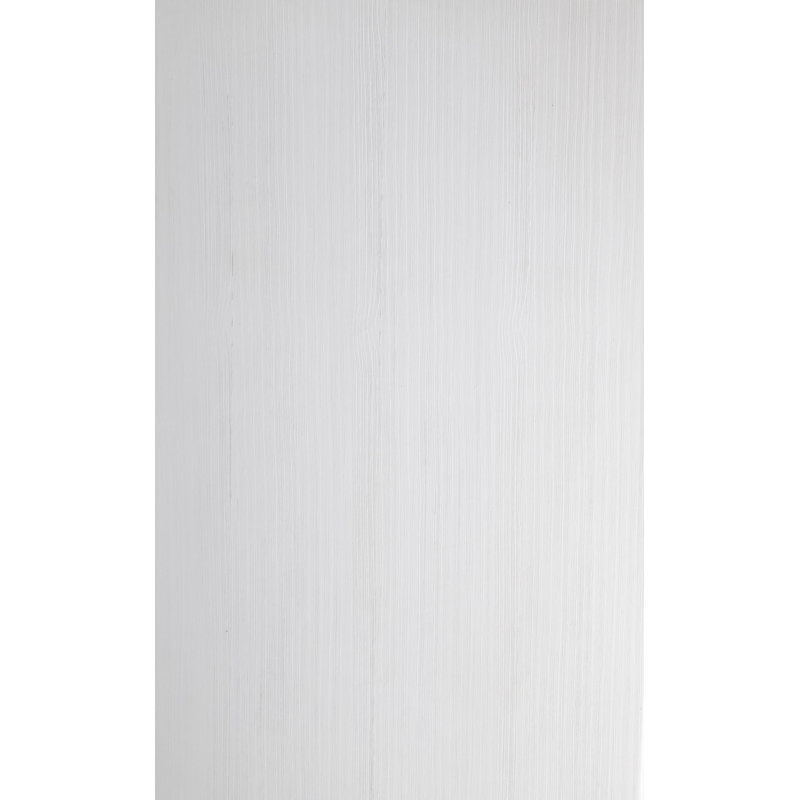 Commode moderne Terra Luna, coloris Blanc Nuage et Crépuscule, en bois massif, 107 cm de large x 142 cm de hauteur x 48 cm de profondeur