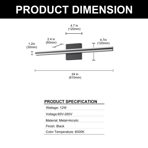 Dimensions du produit