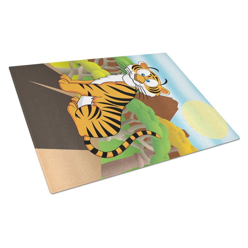 Tempered Glass Tiger Cutting Board