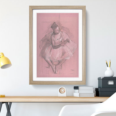 Study of a Ballet Ballerina Dancer Vol.3 by Edgar Degas - Picture Frame Painting