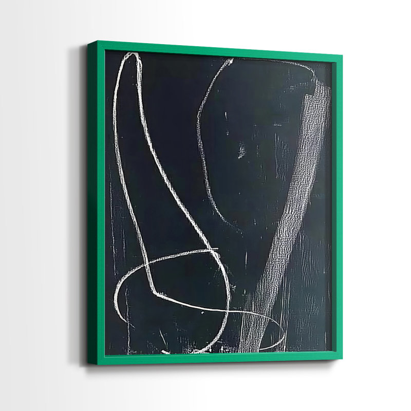 "ABSTRACT Series DCVII" par J Paul, H 11 po x l 9 po, Vert