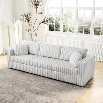 3 Modulaires en gris - confortables et polyvalents avec mousse acrylique en métal