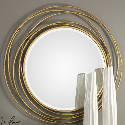 Moberly Metal Round Wall Mirror