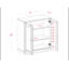 Armoire de salle de bain en bois massif l 32 po Melvous-1030969543