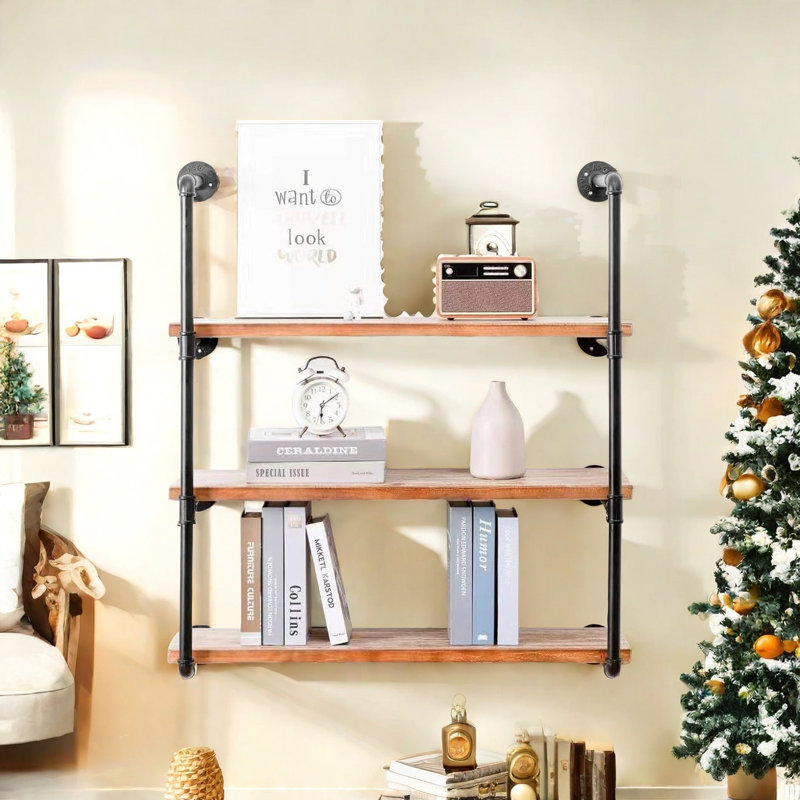 Hand-Forged, Retro Style,Decoration And Texture.As A Universal Shelf, It Is Suitable For Indoor And Outdoor Various Places, And Then Additional Storage Space.