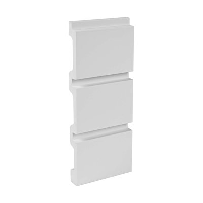 Panneau mural 4 po x 9,87 po gris