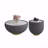 Light Marble Top Cup Shape Leather Modern Sofa Coffee Table