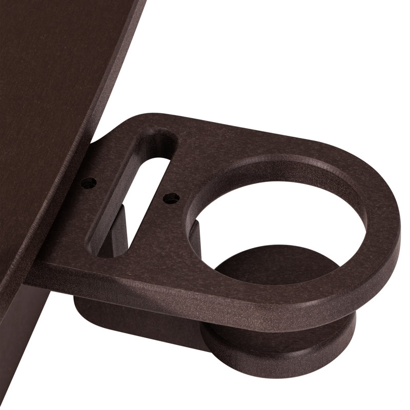 Balancelle de véranda 50 po en poly Adirondack, Marron foncé