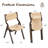 Fully Assembled Solid Wood Folding Side Chair-1972785400