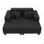 Canapé-lit rembourré avec 4 coussins Modern-364065948
