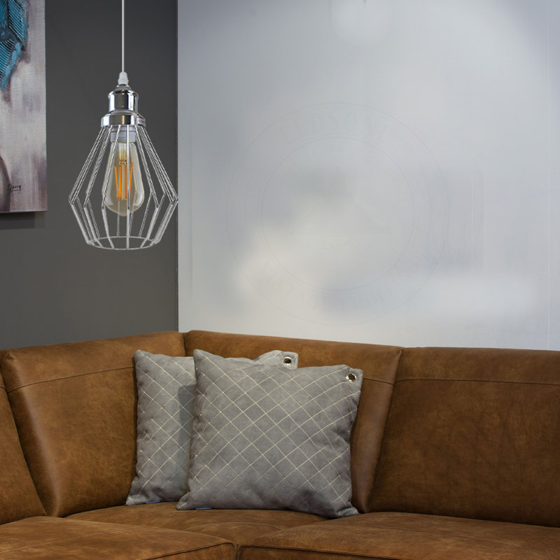 Hardoby 1 - Light Chrome Single Pendant