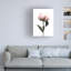Pivoine rosée II sur toile