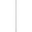 Volets extérieurs Americraft à deux persiennes égales en bois véritable (par paire), 45,7 cm (L) x 205,7 cm (H), avec capuchons de volets en aluminium, gris grêle