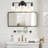 4-Light Bathroom Light Fixture with Clear Glass Shade-1347916726