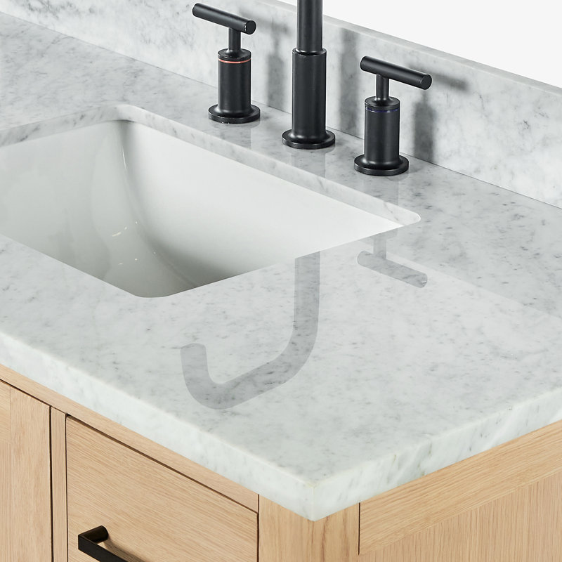 43" Single Bathroom Vanity Set, Oak
