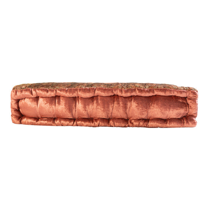 COUSSIN EN CAOUTCHOUC ACHA 24X24, H 18 po x l 18 po, Cachemire brun clair