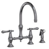 Chesterfield Kitchen Bridge Faucet with Side Spray