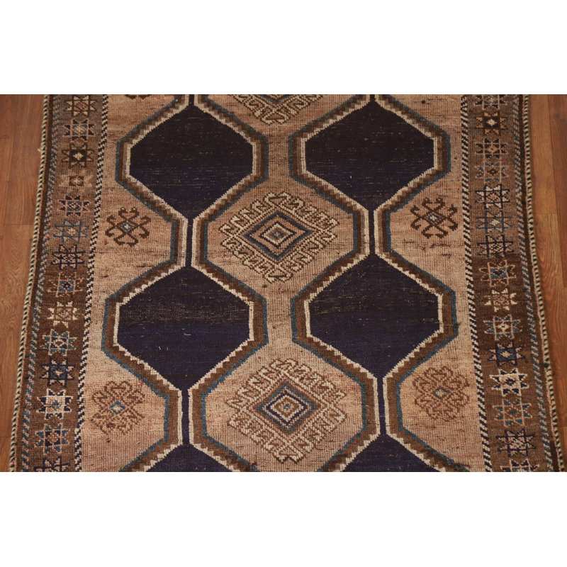 Tapis traditionnel antique géométrique 4 x 7