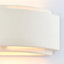Oxbrooke Ceramic Flush Mounted Sconce