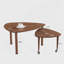 Table basse rotative moderne | Table basse d'appoint en bois massif | Idée de cadeau-1759982446-1759982447
