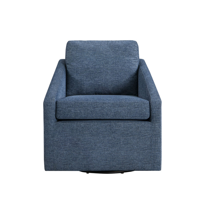 Narducci Swivel Accent Chair, Blue