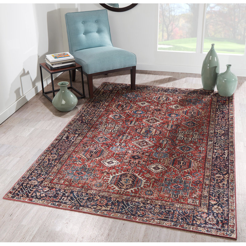 Oriental Indoor Rug, Rectangle 6' x 9'