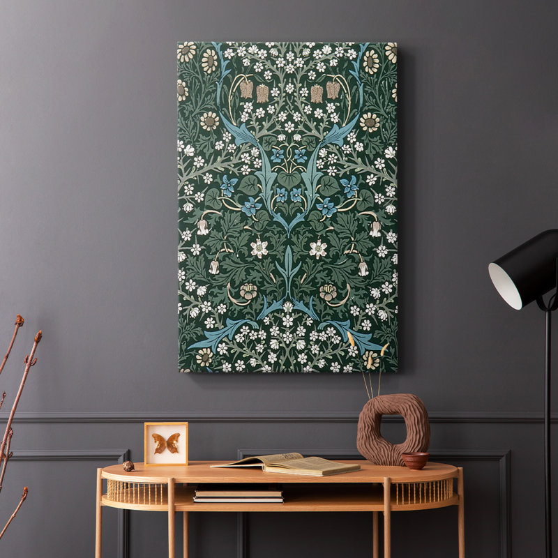 Vintage Abstract Print CLXXV -Gallery Wrapped Cavas, 27" H x 18" W