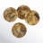 Landyn Resin Round 4 Piece Coaster Set