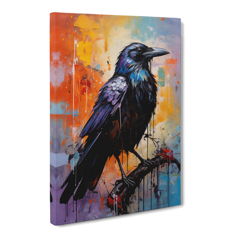 Raven Gestural - No Frame Print