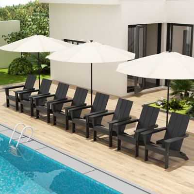 Ensemble de chaises Adirondack pliables Joubert