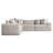 Bernhardt Vista 5-Piece Fabric Sectional