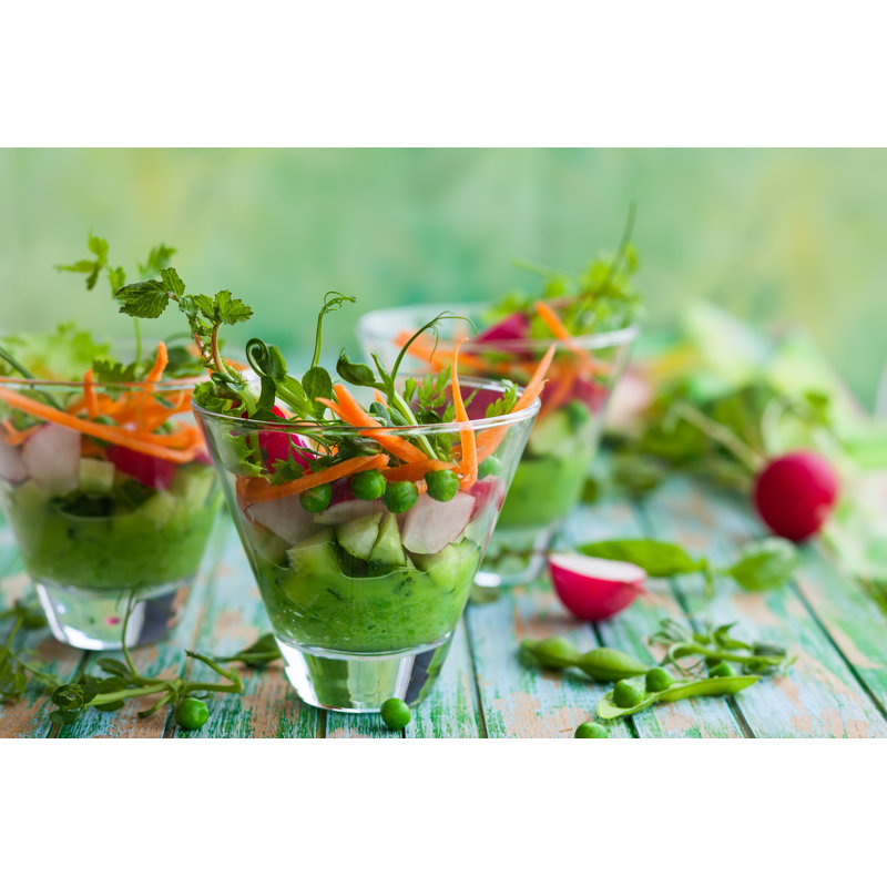 Appetizer With Vegetables by Sarsmis - Wrapped Canvas Print, 81cm H x 122cm W