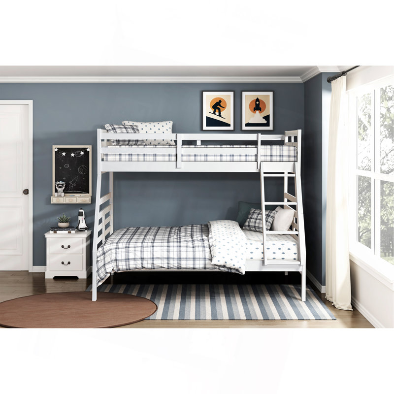 Lit superposé 1Pc Classic Finish White, Blanc