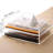 2-Pack Paper Organizer For Desk, Acrylic Stackable Letter Tray, Transparent Paper Tray