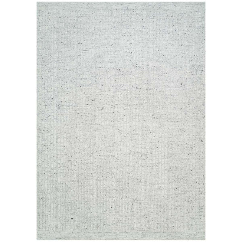 Wool Area Rug in Gray, Rectangle 12' x 15'