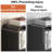 Toy Storage Organizer With 2 Storage Bins,Toy Storage Cabinet, Toy Chest Storage For Playroom, Black-125766176