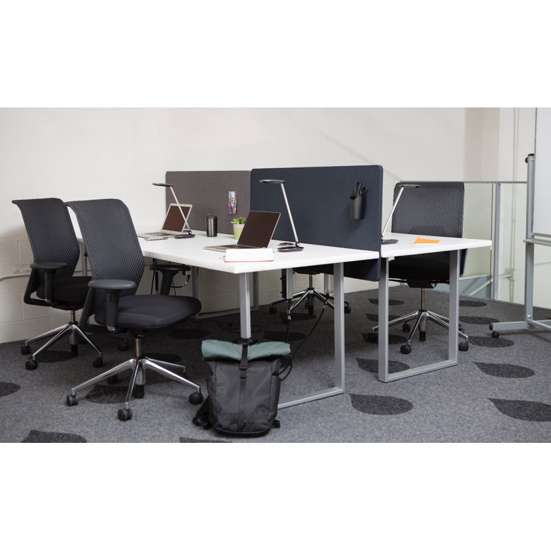 Panneau d'intimité pour bureau 1 panneau Reclaim Acoustique, Gris, 60 po