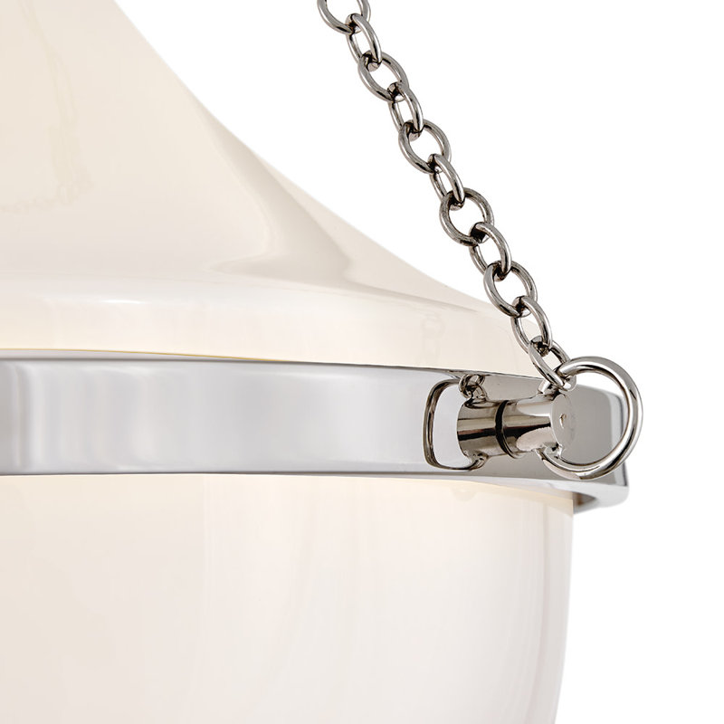 Hinkley Collins Medium Semi-Flush Mount, 22.75" H x 20" W x 20" D, Chrome