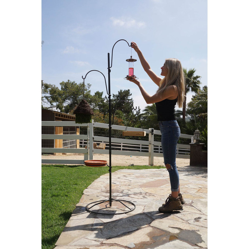 Yard Butler, Yard Tree Adjustable Freestanding Bird Feeding Station and Patio Base