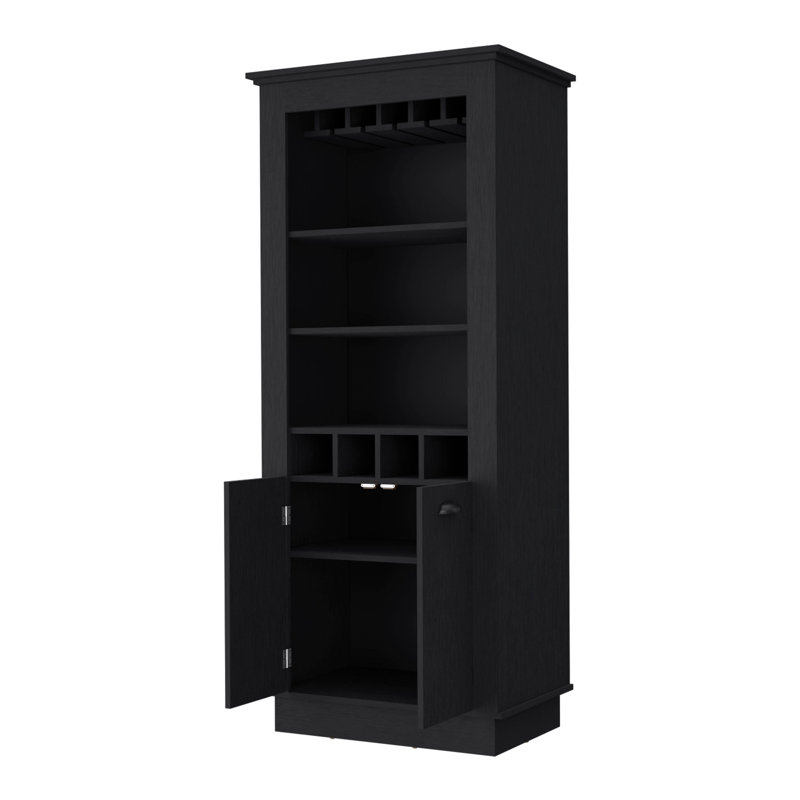 Armoire de bar 29,4 po Ashur, Noir