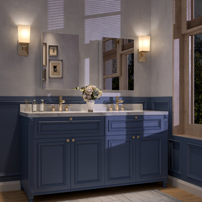 Recessed & Surface Mount Medicine Cabinet With Mirror, Adjustable Shelves And Soft-Close Hinges