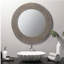Miroir mural rond en corde de jute naturelle 26 po