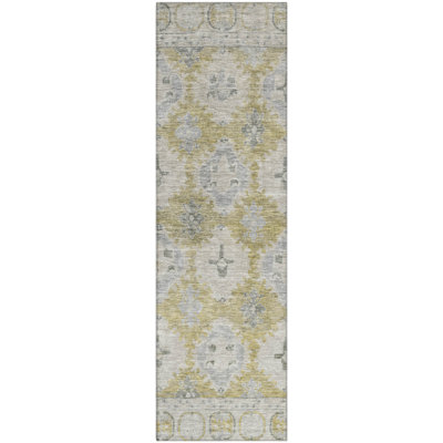 Premium Machine Washable Lubbers AMF1760 Border Rug