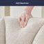 Scandinavian Soft Textured Armchair Upholstered with Thickened Cushion Dining Chair-1496453473-1496453474