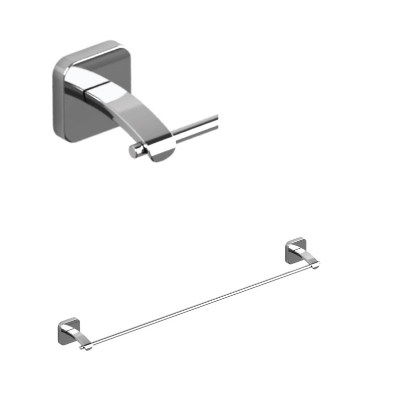 Barre à serviettes 24 po Salomé ™, Chrome