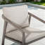 Chaises de patio en aluminium avec coussins