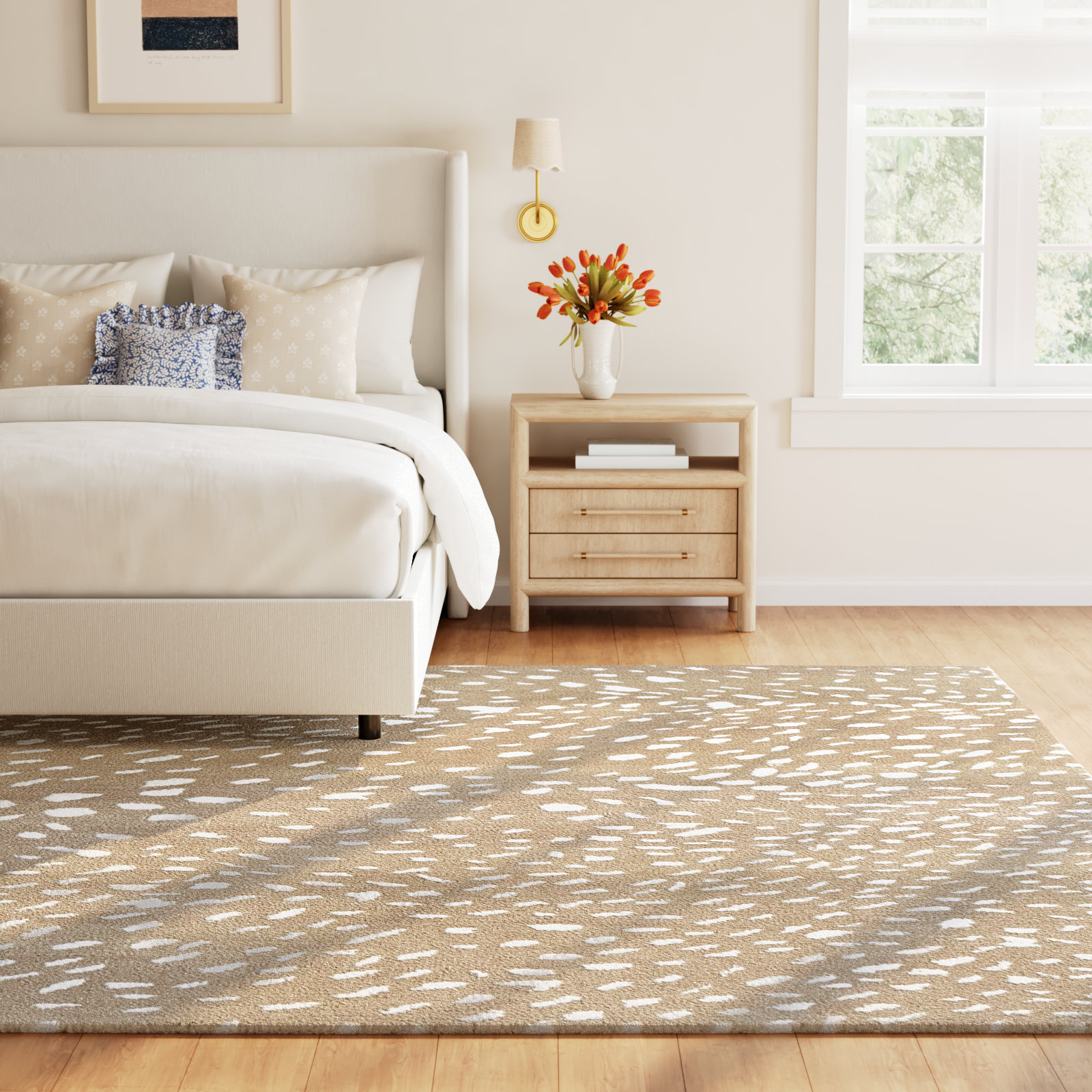 Jona Hand Tufted Wool Rug, Rectangle 8' x 10'